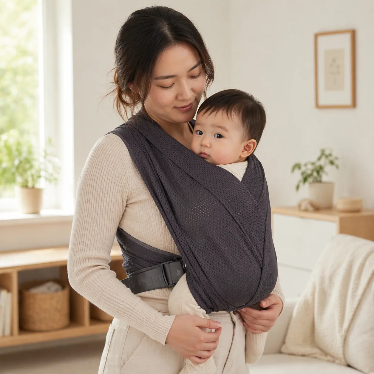 Front Carry Baby Carrier – Lightweight Daily Wear