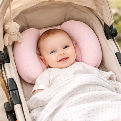 Baby Head Support Pillow | Butterfly Design for Pram, Stroller and Car Seat