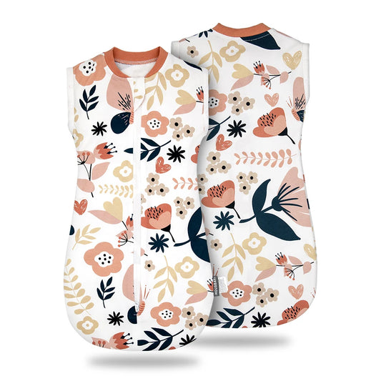 newborn baby sleeping bag front and back