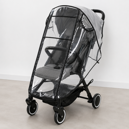 Stroller Rain Cover - Universal Fit Clear and Windproof